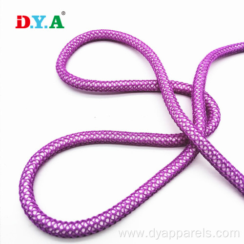 5mm Polyester Mesh Round Drawstrings Cord For Garment